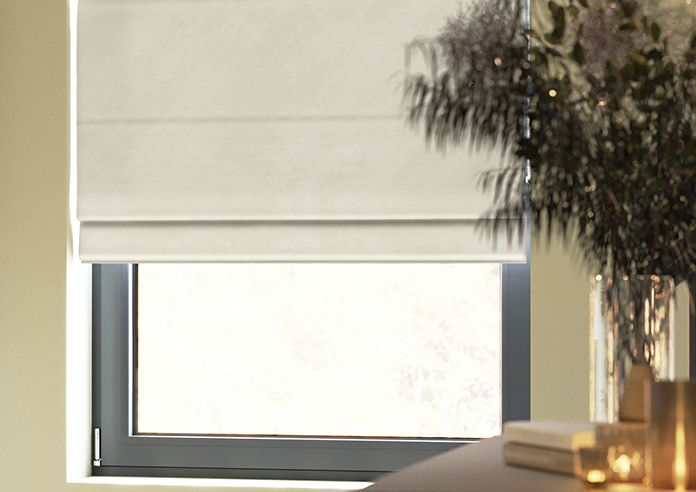 Odessa Velvet, Sesame - Twist&Fit Roman Blind - Image 5